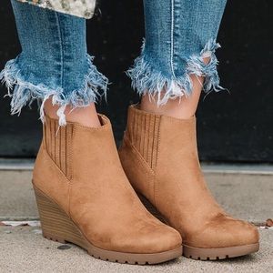 Soda pesto Wedge ankle boots